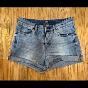 Gap jean shorts- light color barely used just need iron and ready to be worn!